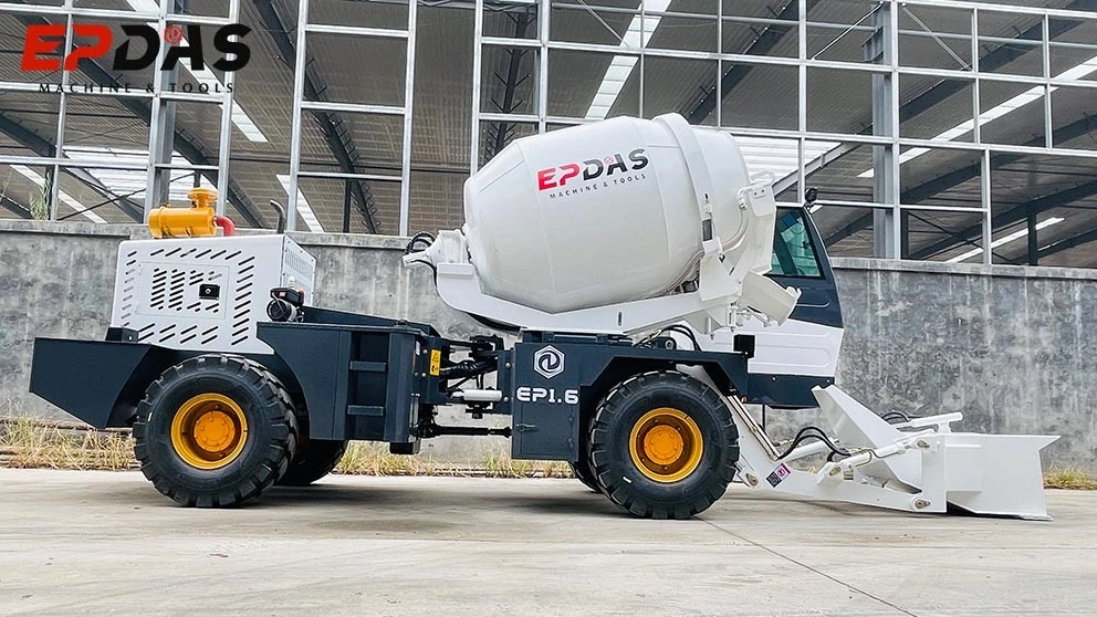 Articulated Self-Loading Concrete Mixer Articulated Self-Loading Concrete Mixer